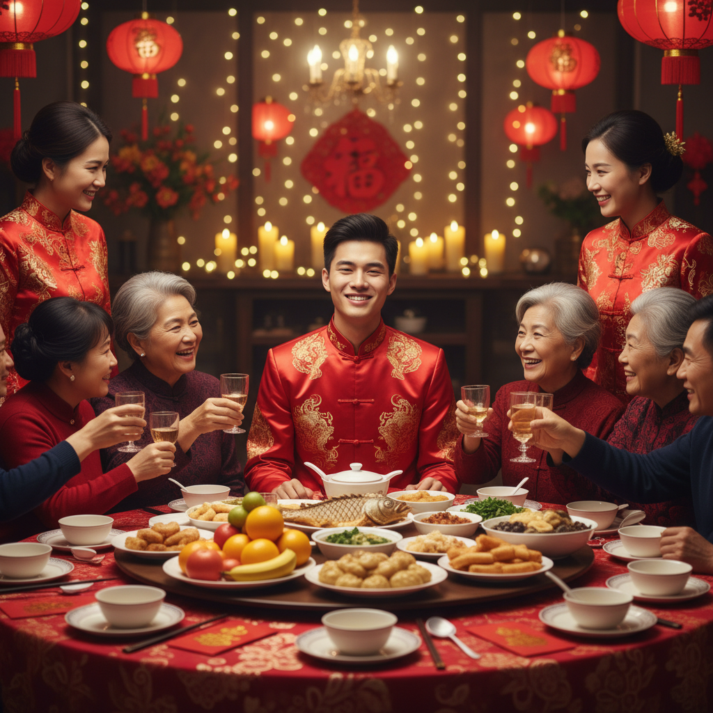 过年回家，我在客厅演了7天的正常人